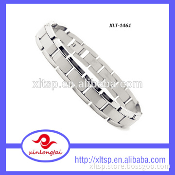 Most popular silicone bracelet men silver magnetic bracelet wholesale